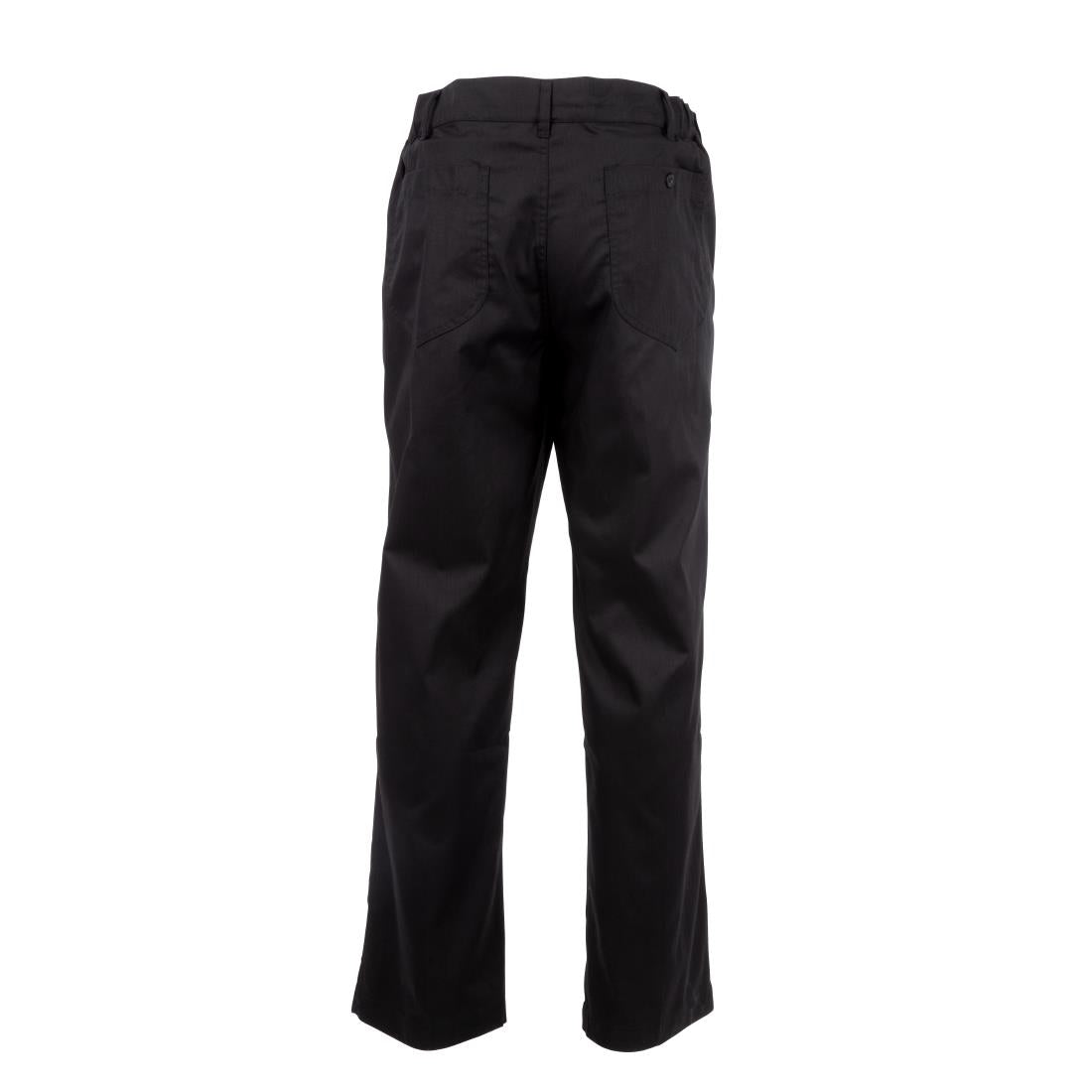 Chef Works Executive unisex koksbroek visgraat zwart L