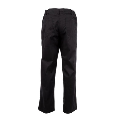 Chef Works Executive unisex koksbroek visgraat zwart L