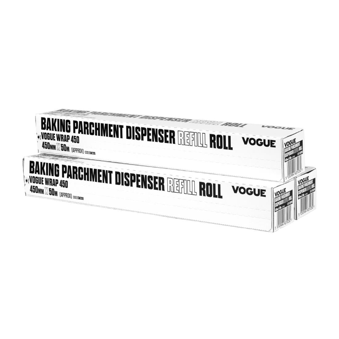 Bakpapier navulling voor Vogue Wrap450 dispenser (3 stuks)