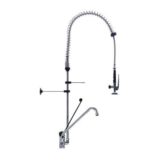 Gastro M hoge voorspoeldouche monobloc zwenkkraan handsfree
