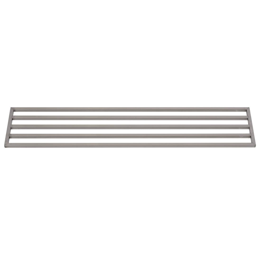 Gastro M RVS wandplank zonder steunen 180x40cm