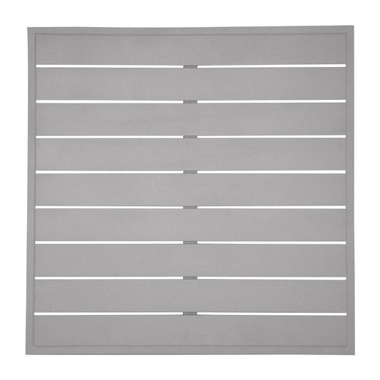 Bolero Aluminium Vierkant Tafelblad Lichtgrijs 700mm