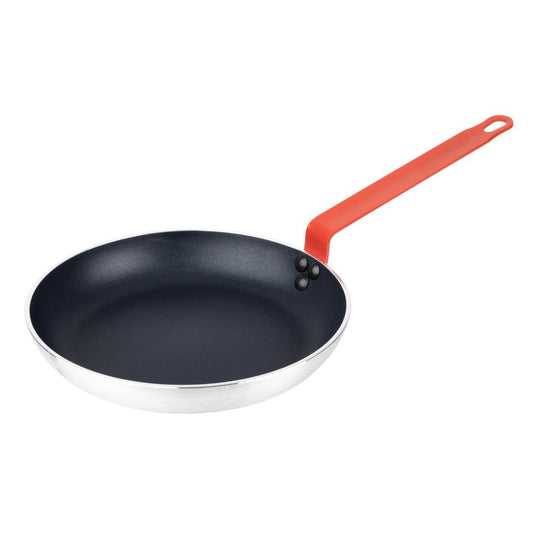 Hygiplas Aluminium Anti-aanbak Teflon Platinum Plus Koekenpan met Rode Handgreep 28cm