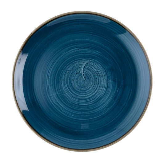 Churchill Stonecast Java Blue Evolve Coupe Bord 28.6cm (pak van 12)