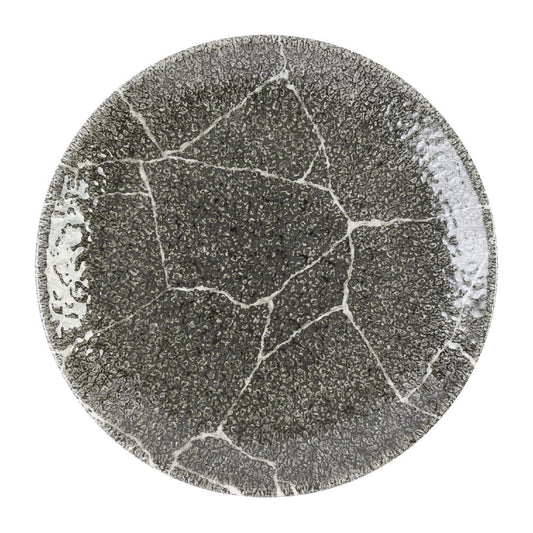 Churchill Kintsugi Accents Quartz Black Evolve Coupe Bord 16.5cm (pak van 12)