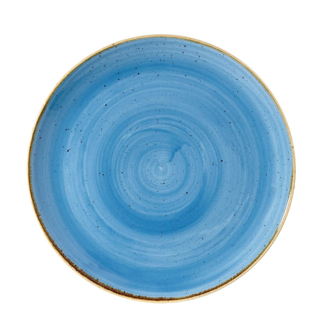 Churchill Stonecast Cornflower Blue Rond Bord (pak van 6)