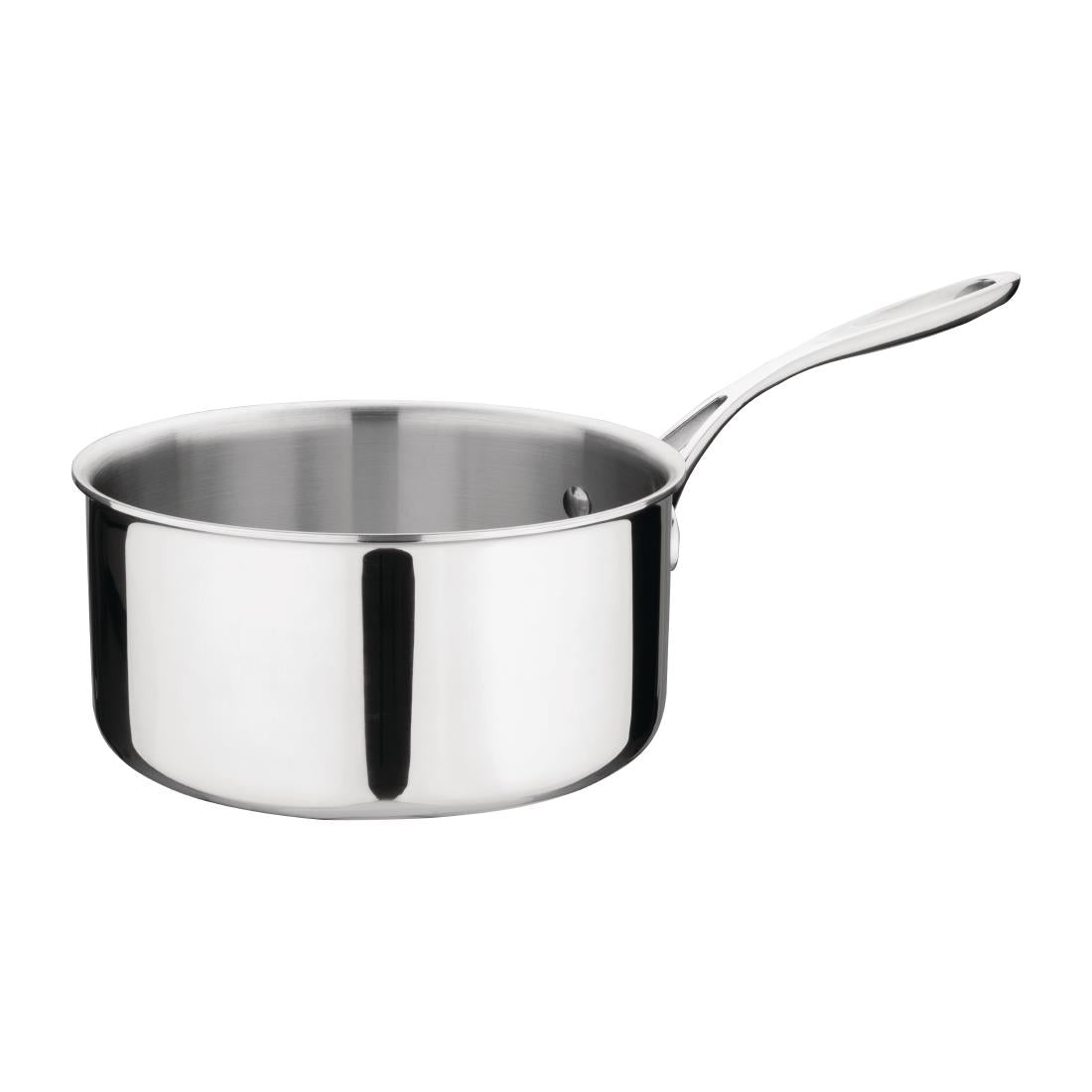 Vogue roestvrij staal & aluminium tri-wand steelpan 20 cm