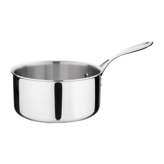 Vogue roestvrij staal & aluminium tri-wand steelpan 20 cm
