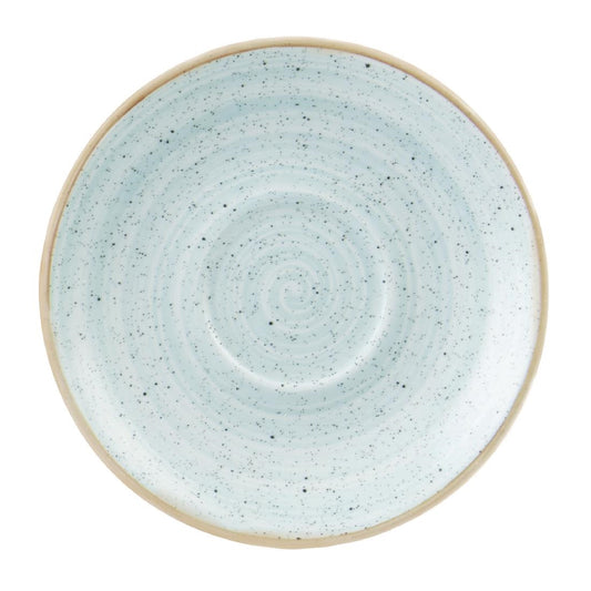 Churchill Stonecast cappuccino schotels blauw 185mm (12 stuks)