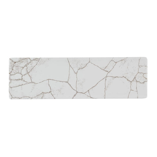 Churchill Studio Prints Kintsugi Agate Grey Ovaal Bord 30 x 9cm (pak van 6)