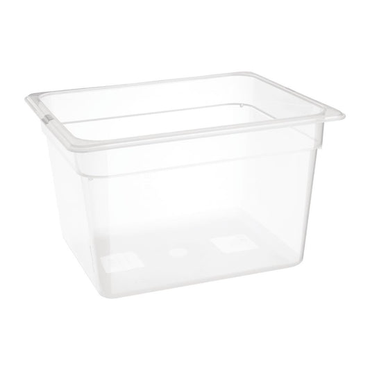 Nisbets Essentials polypropyleen 1/2 gastronorm bak zonder deksel 20cm