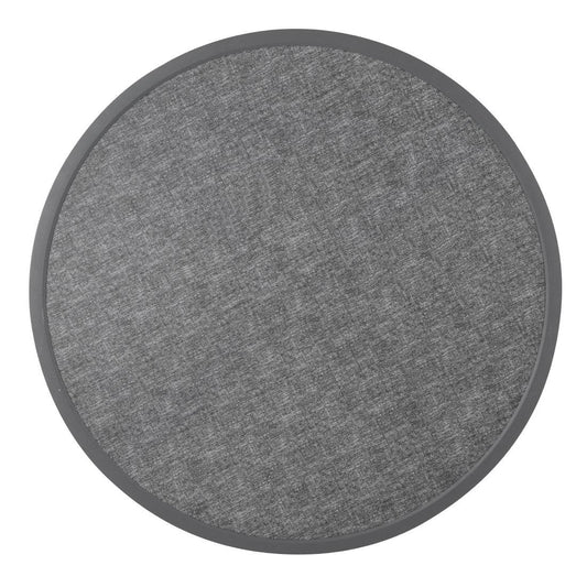 Bolero Rond Tafelblad Van Glasvezel, Geborsteld Zwart 580mm