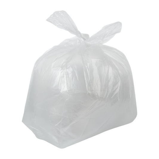 Jantex transparante afvalzakken gerecycled 80L 10kg (200 stuks)