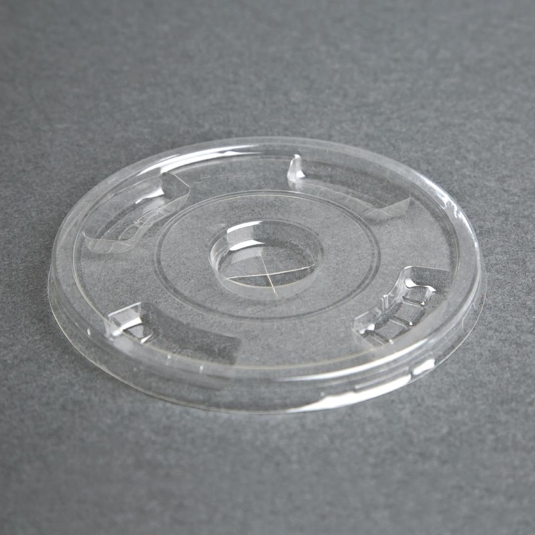 Fiesta Compostable platte deksels voor composteerbare PLA frisdrankbekers (1000 stuks)