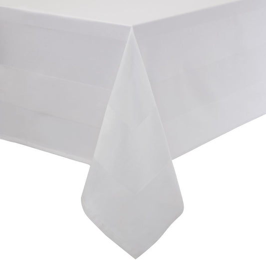 Satin Band tafelkleed wit 137x228cm