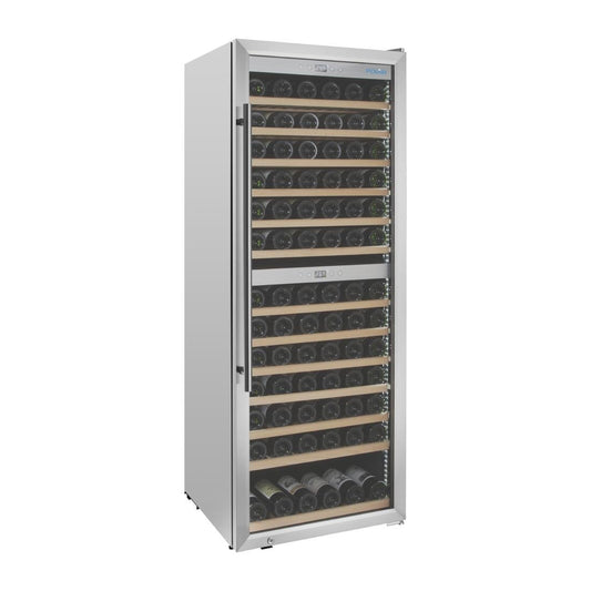 Polar G-Series Dual Zone Wijnkoelkast Roestvrij Staal 109 Flessen