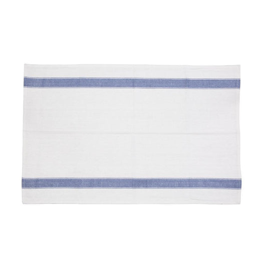 Vogue zware kwaliteit polykatoen theedoek blauw 76 x 51cm