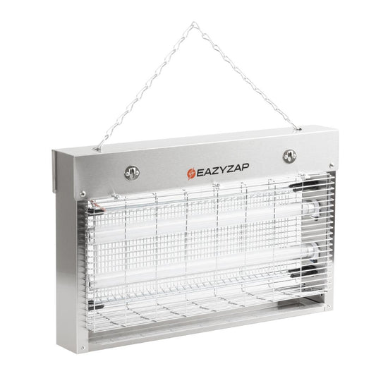 Eazyzap LED insectenverdelger 14W geborsteld RVS