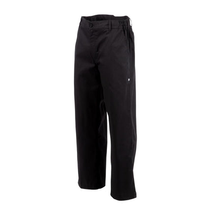 Chef Works Executive unisex koksbroek visgraat zwart L