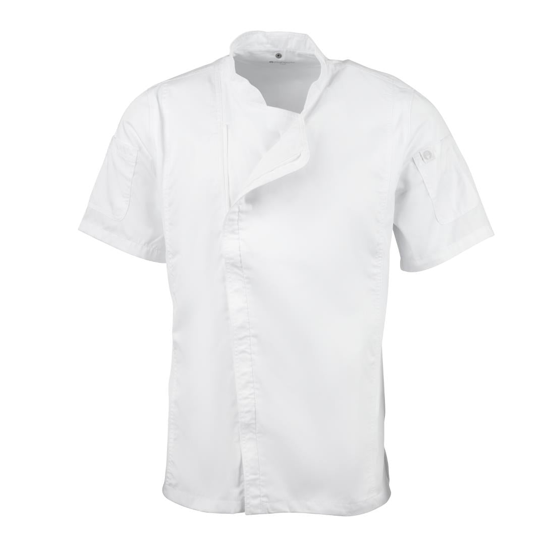 Chef Works Springfield unisex koksbuis met rits wit L