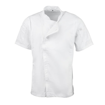 Chef Works Springfield unisex koksbuis met rits wit L