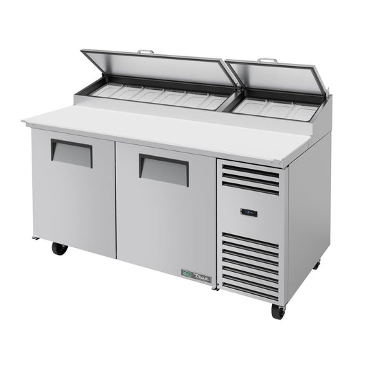 True 2 Deurs Pizza Koelwerk Banktpp-67-Hc