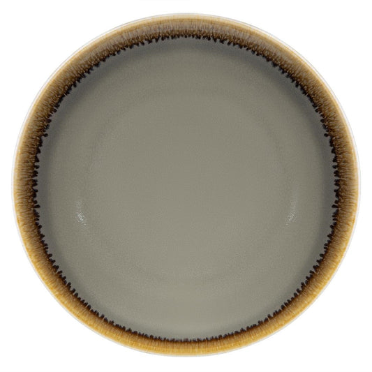 Olympia Kiln ronde coupeborden grijs 17,8cm (6 stuks)