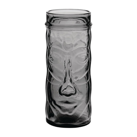 Utopia Tahiti tiki glazen rookgrijs 45cl (6 stuks)
