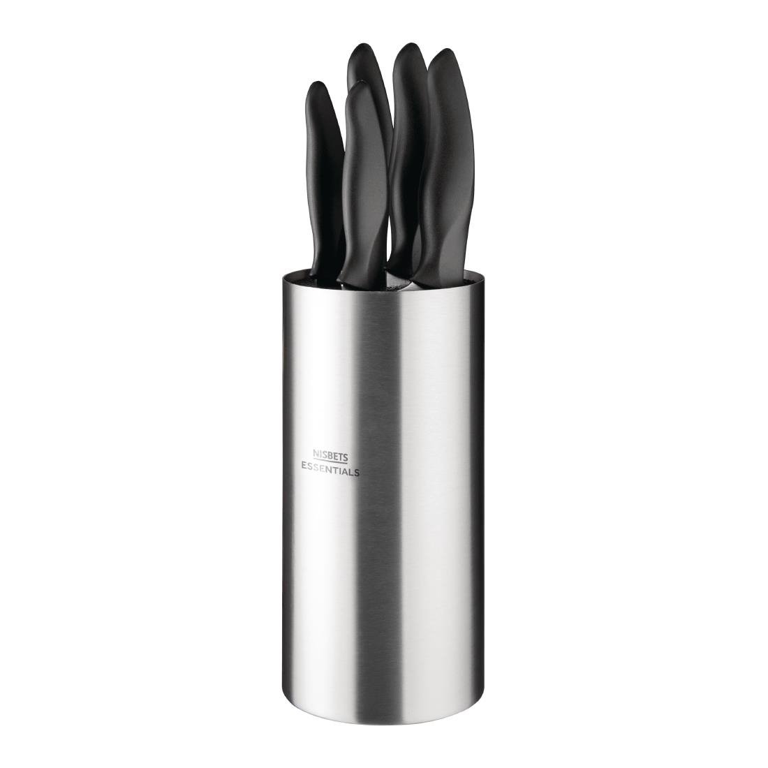 Nisbets Essentials 5-delige messenset met messenblok
