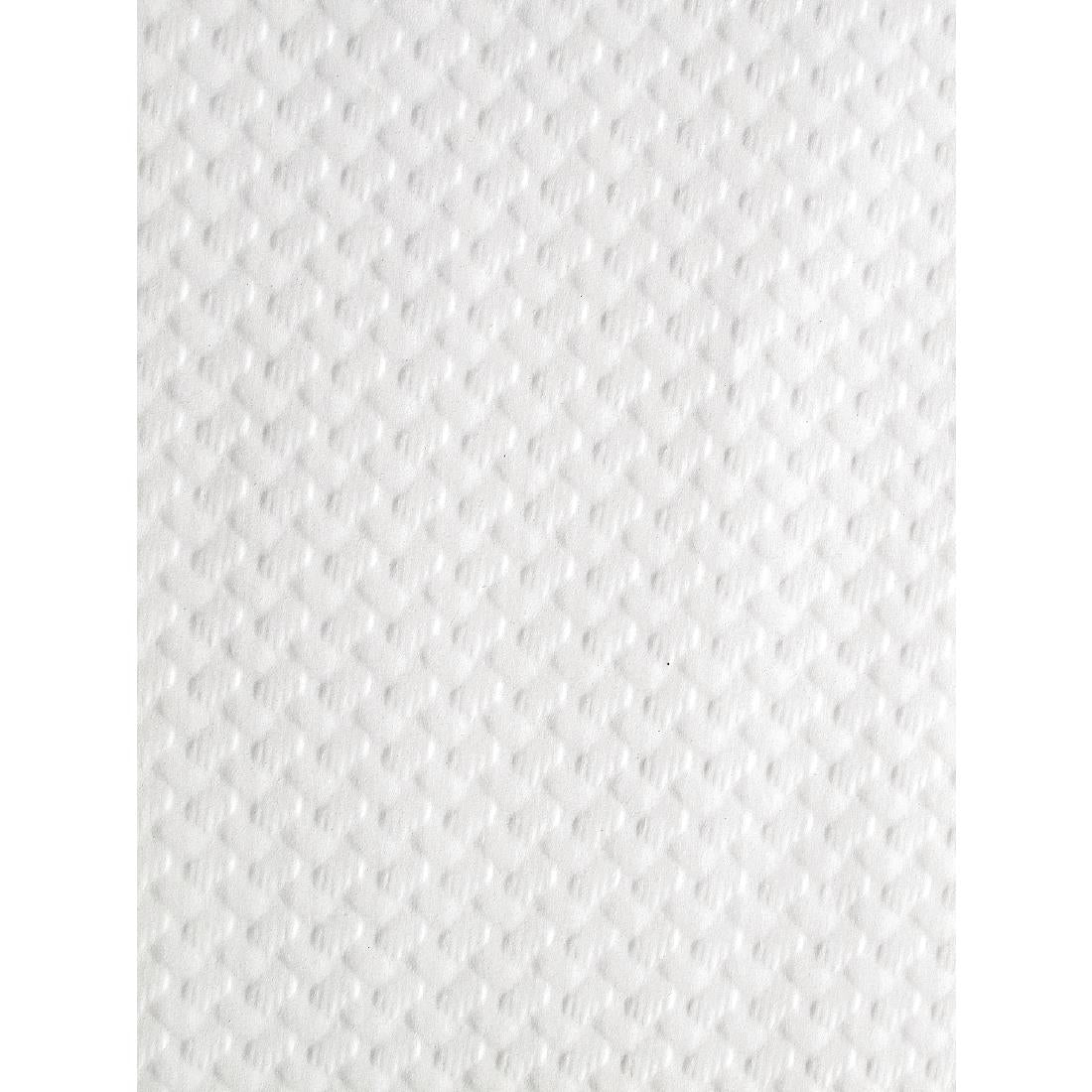 Papieren tafelkleed glanzend wit (400 stuks)