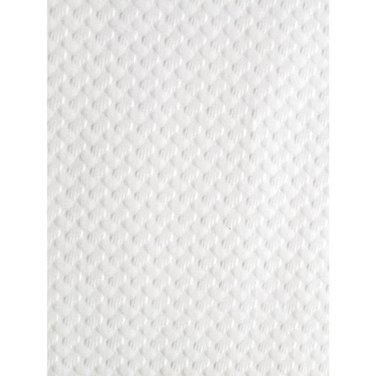Papieren tafelkleed glanzend wit (400 stuks)
