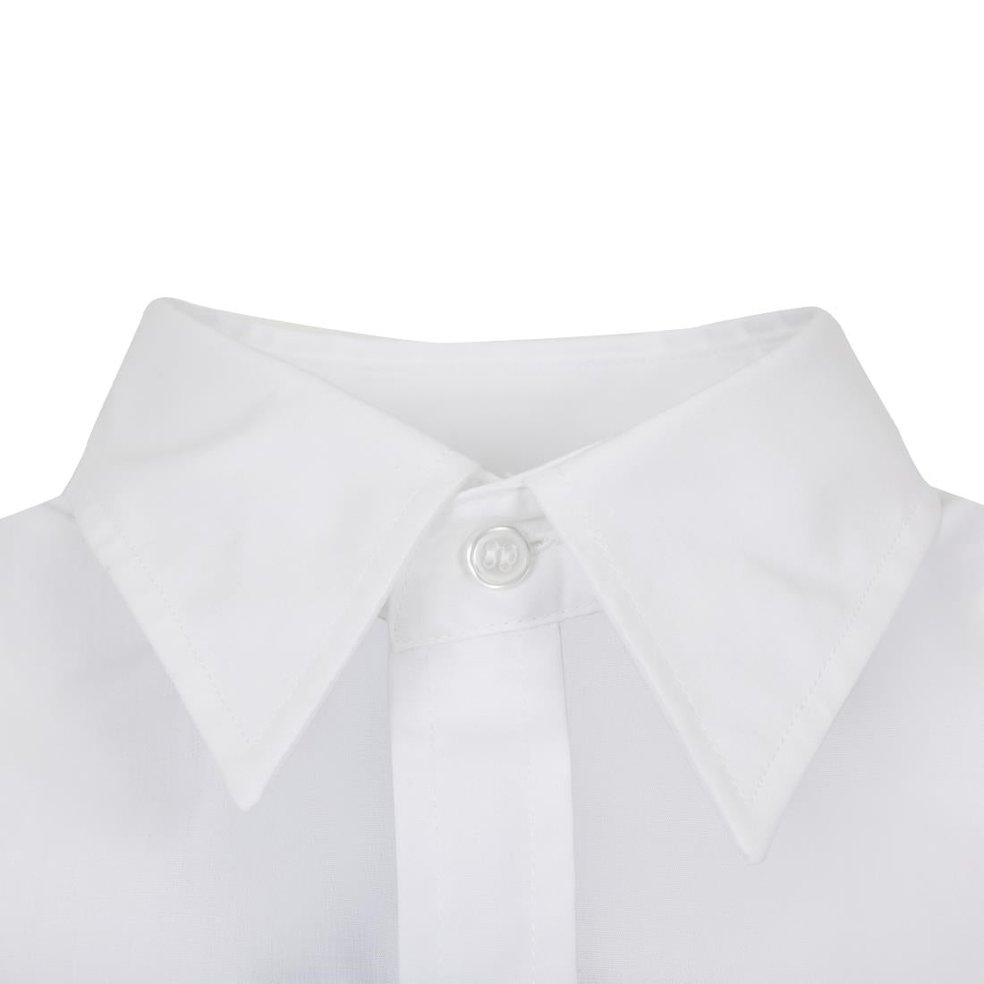Uniform Works unisex overhemd lange mouw wit S