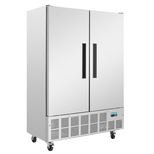 Polar g-serie dubbele deur slanke vriezer 960ltr