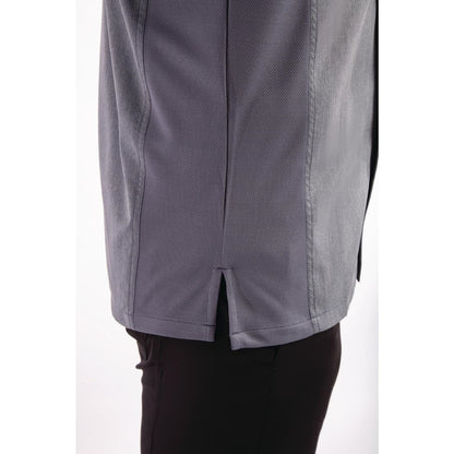 Chef Works Urban Springfield unisex koksbuis met rits korte mouw inktblauw L
