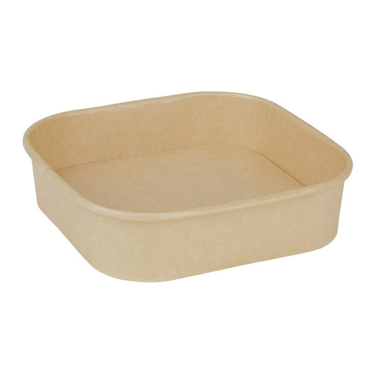 Fiesta Recycleerbare Vierkante Container Bodems 750ml (Set Van 300)