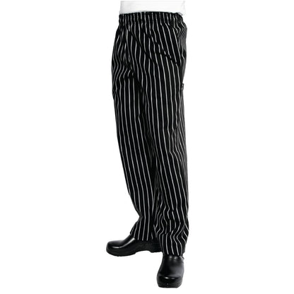 Chef Works Designer baggy koksbroek krijtstreep M