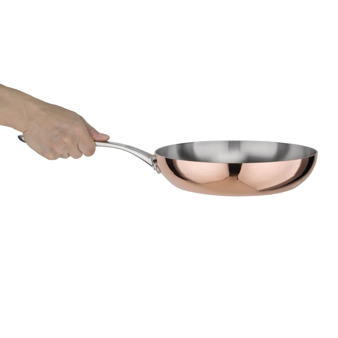 Vogue Triwall koperen inductie koekenpan 24cm