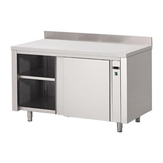 Gastro M RVS warmhoudkast met achteropstand 85x200x70cm