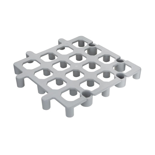 Vogue plastic stelvloer rek (verpakking van 2)