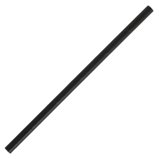 Fiesta Compostable composteerbare papieren cocktailrietjes zwart (250 stuks)