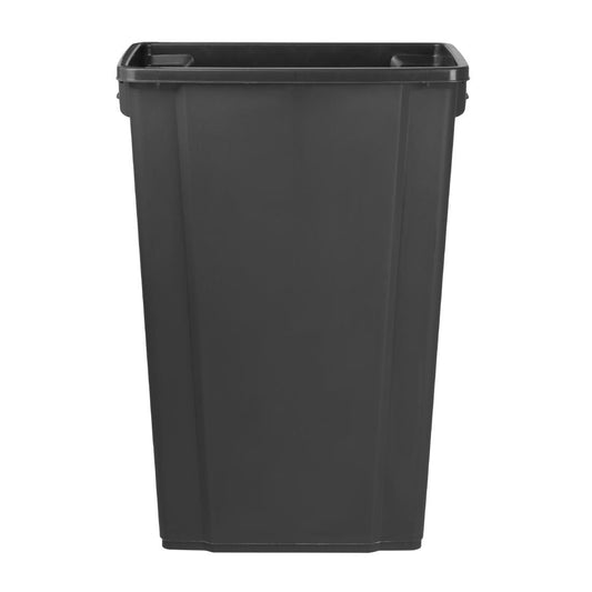 Jantex Smalle Afvalbak Zwart 80Ltr