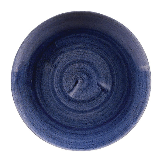 Churchill Stonecast Patina Cobalt Blue Evolve Coupe Bord 22cm (pak van 12)