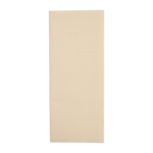 Fiesta Recyclebaar Premium Tablin Dinerservet Crème 48X40cm Airlaid Pocket Fold (Pk 400)