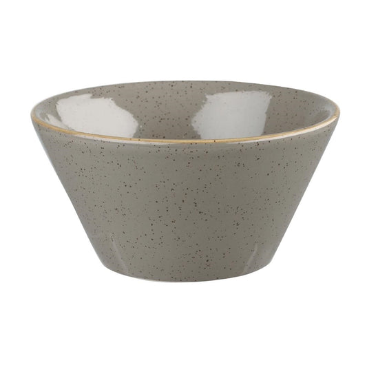 Churchill Stonecast Grey Zest Snack Kom (pak van 12)