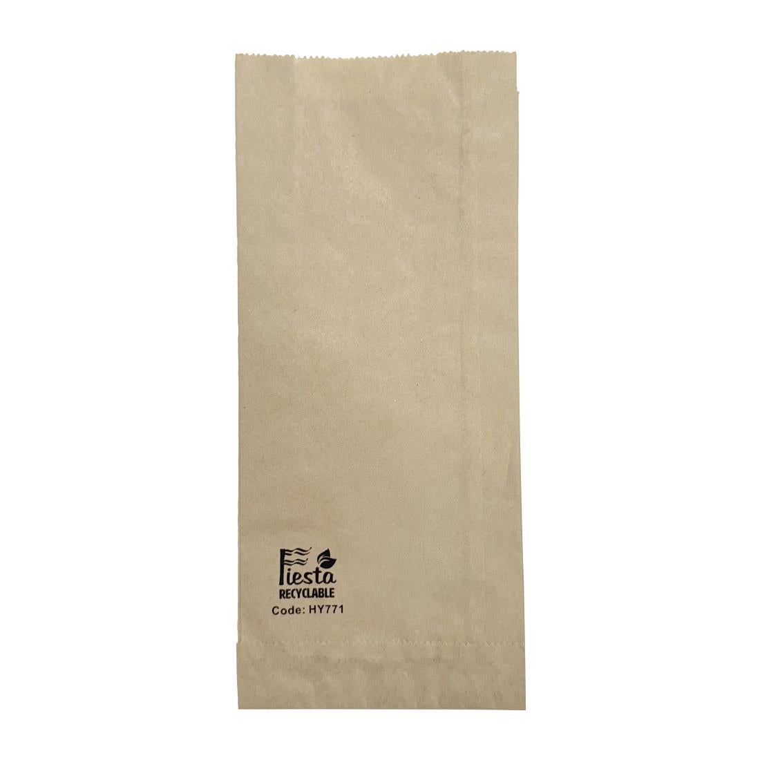 Fiesta Recycleerbare Baguette/Panini Papieren Zakjes 250x110x45mm (1000 stuks)