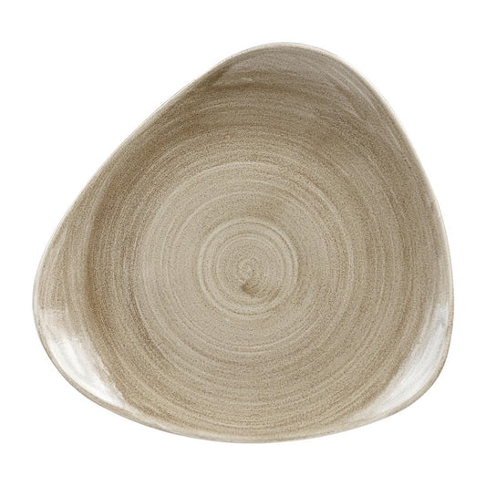 Churchill Stonecast Patina Antique Taupe Lotus Bord 30.5cm (pak van 6)