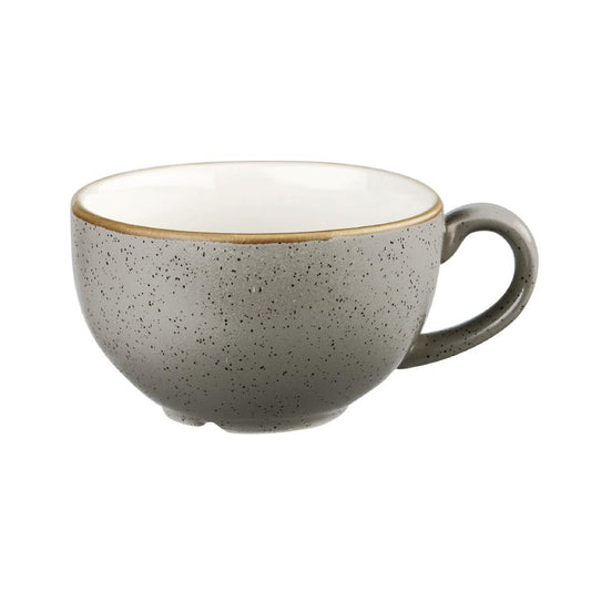 Churchill Stonecast Grey Cappuccino Cappuccino Kopje 34 Cl (pak van 12)