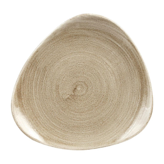 Churchill Stonecast Patina Antique Taupe Lotus Bord 19.7cm (pak van 12)