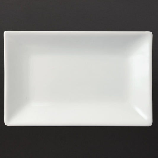 Olympia Whiteware rechthoekige serveerschalen 20x13cm (6 stuks)
