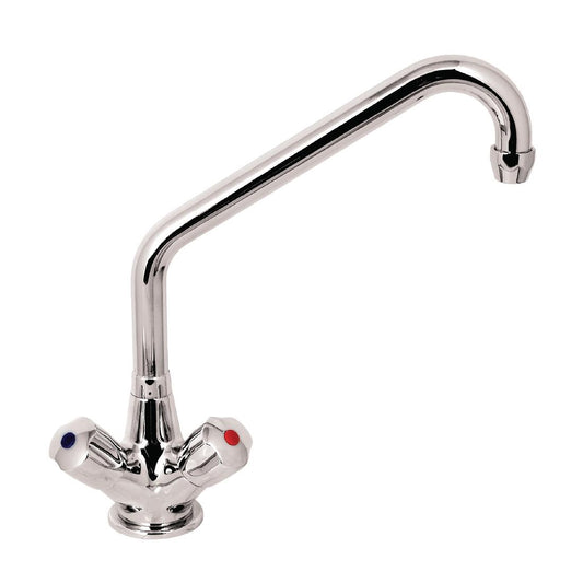 Gastro M heavy duty monobloc mengkraan met draaiknoppen en kraan van 20cm